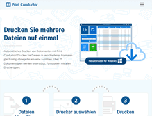 Tablet Screenshot of print-conductor.de